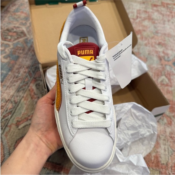 NWT Puma Mayze New Heritage White/Apricot/Red in Women’s size 10 - Picture 5 of 7